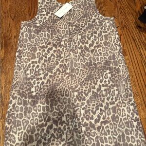 Leopard Print Sleeveless Dress